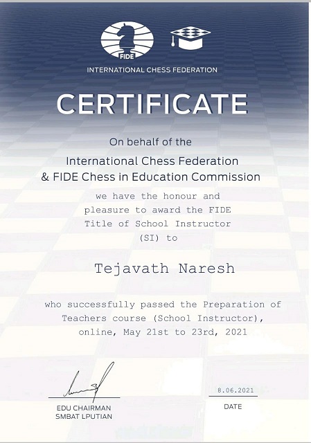 Certification